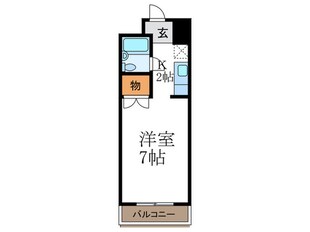 クリオにしぐちの物件間取画像